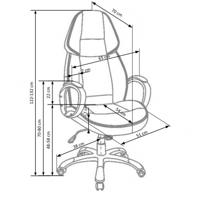 Biuro kėdė RUBIN 1