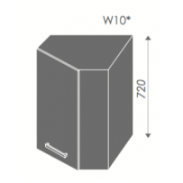 Pakabinama kampinė spintelė QUANTUM W10