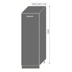 Pastatoma spintelė QUANTUM  D5D/60/154