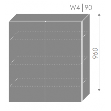 Pakabinama spintelė  PLATINUM  W4 90