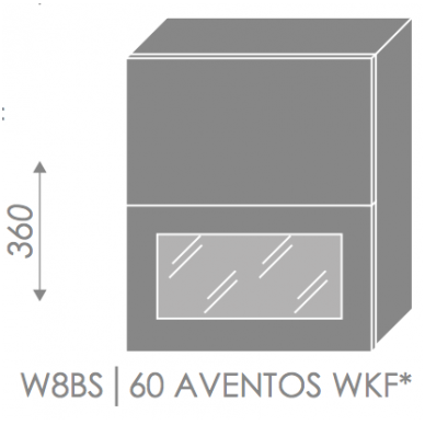 Pakabinama vitrina EMPORIUM W8BS 60 AV WKF