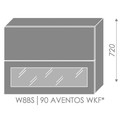 Pakabinama vitrina EMPORIUM W8BS 90 AV WKF