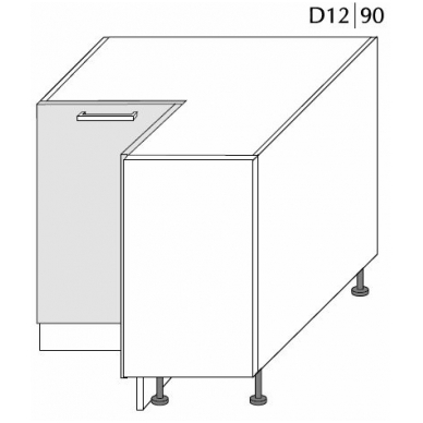 Pastatoma spintelė GOLD LUX  D12 90