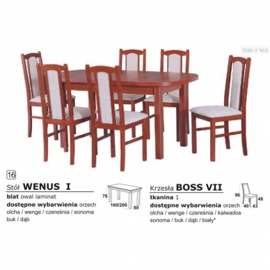 Stalo ir kėdžių komplektas 16