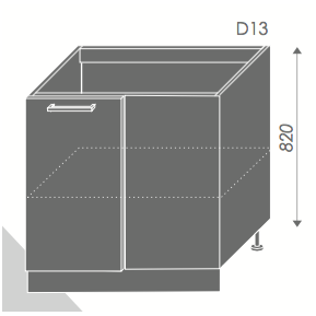 TITANIUM pastatoma spintelė D13